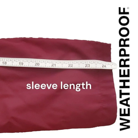 Weatherproof | Women's Hooded Anorak Trench in Bordeaux with Gold Hardware | NWT - Picture 7 of 10